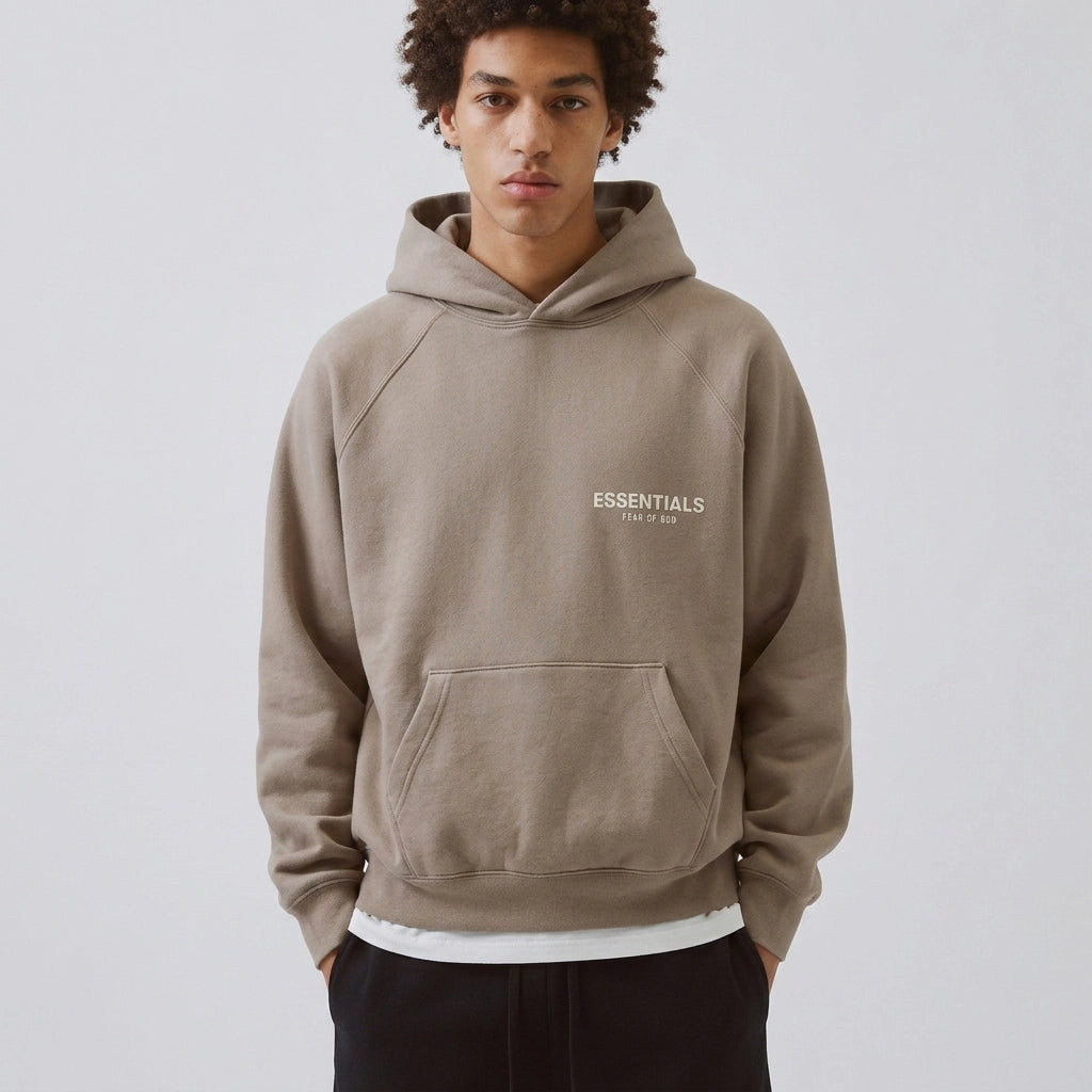 Fear of God Essentials Hoodie Desert Taupe
