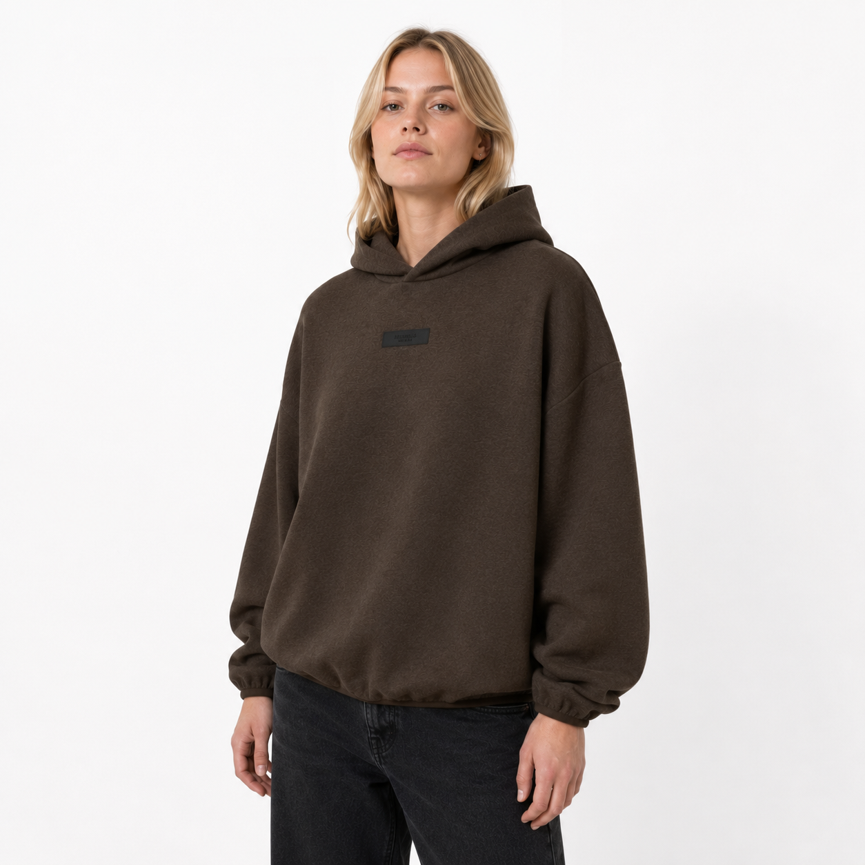 Fear of God Essentials Core Collection Hoodie Heather Wood