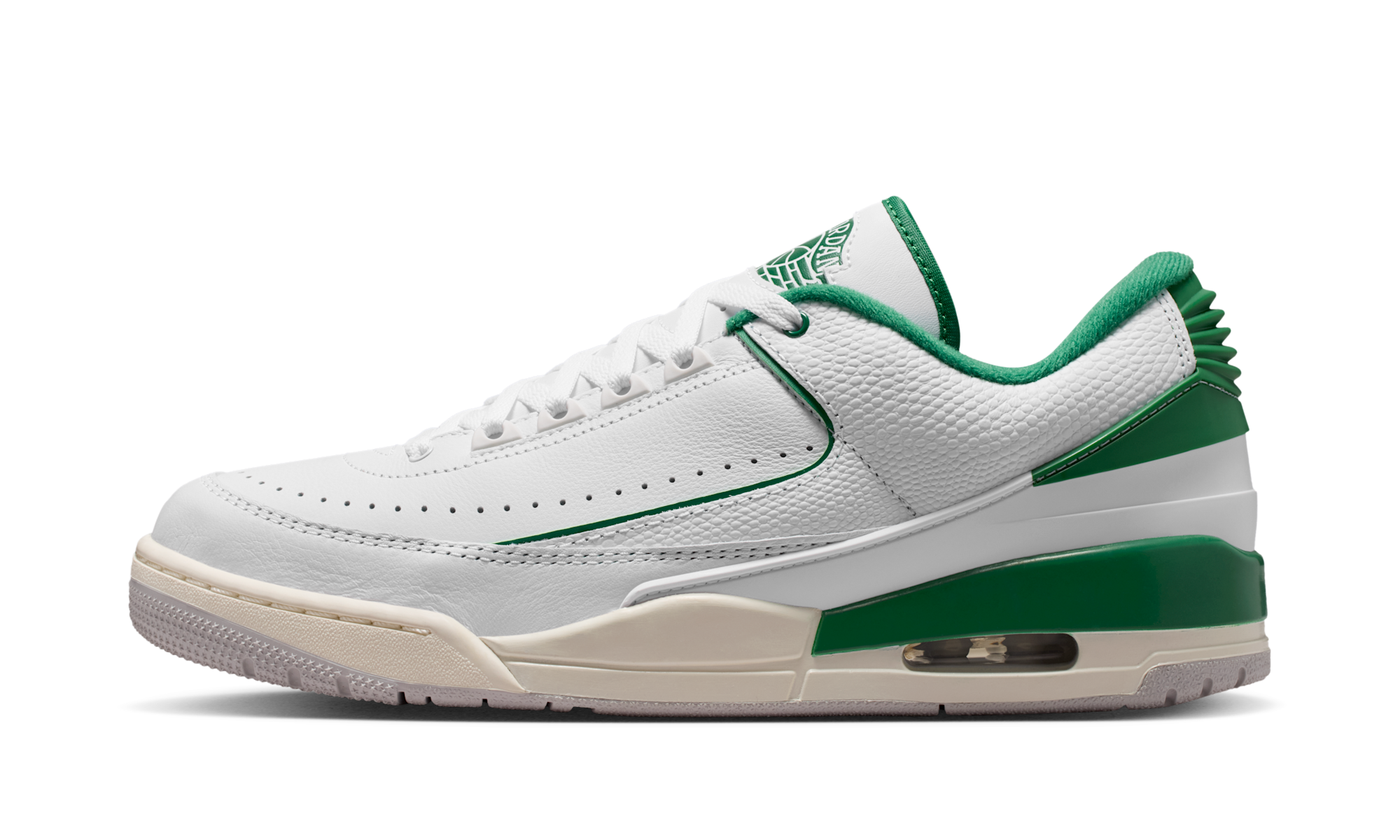 Air Jordan 2/3 White Pine Green