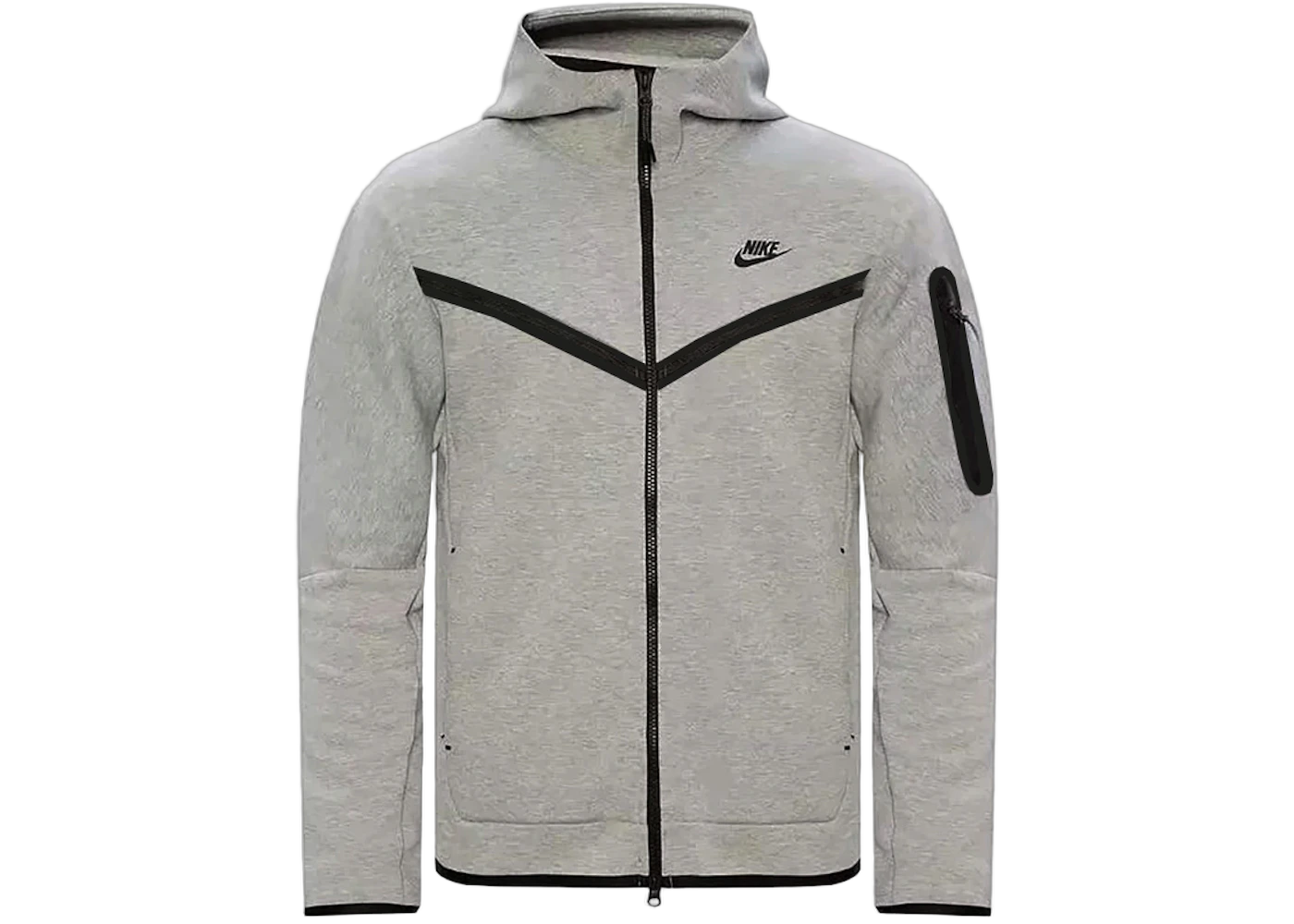 Nike Sportswear Tech Fleece Windrunner Full Zip Hoodie (FW24) Dark Grey Heather/Black