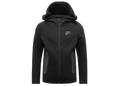 Nike Sportswear Kids' Tech Fleece Full-Zip Hoodie Black/Black