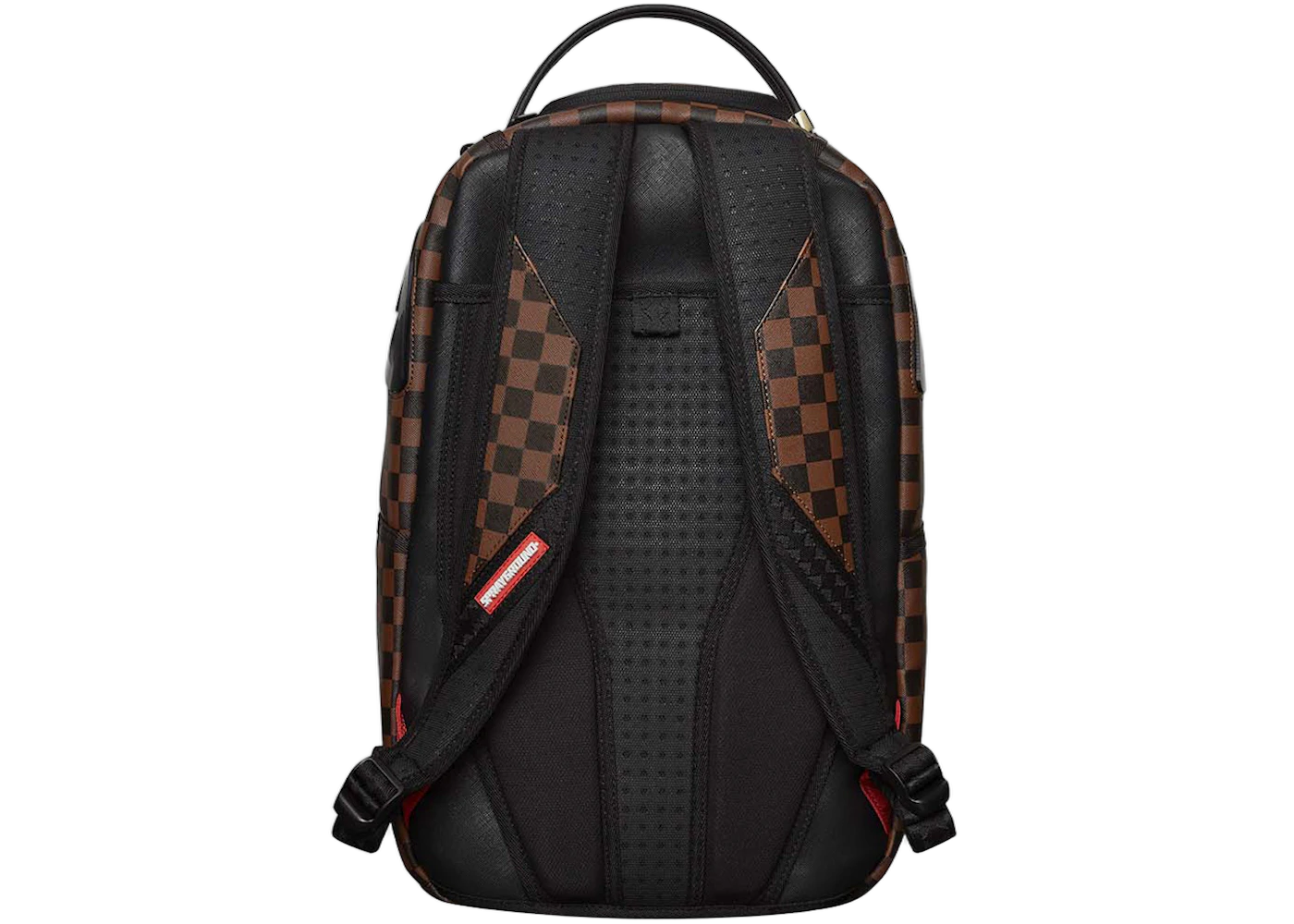 Sprayground Clear Rubber Sharks In Paris DLXSV Backpack Brown/Black