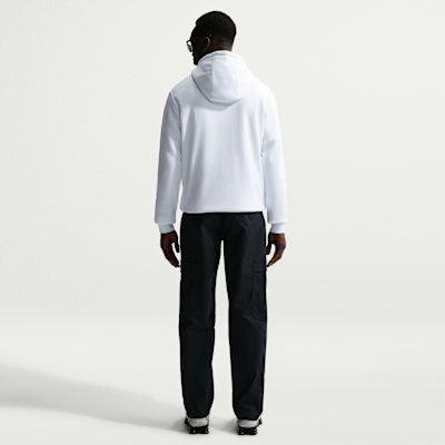 Nike Club Men's Pullover Fleece Hoodie White/White/Black