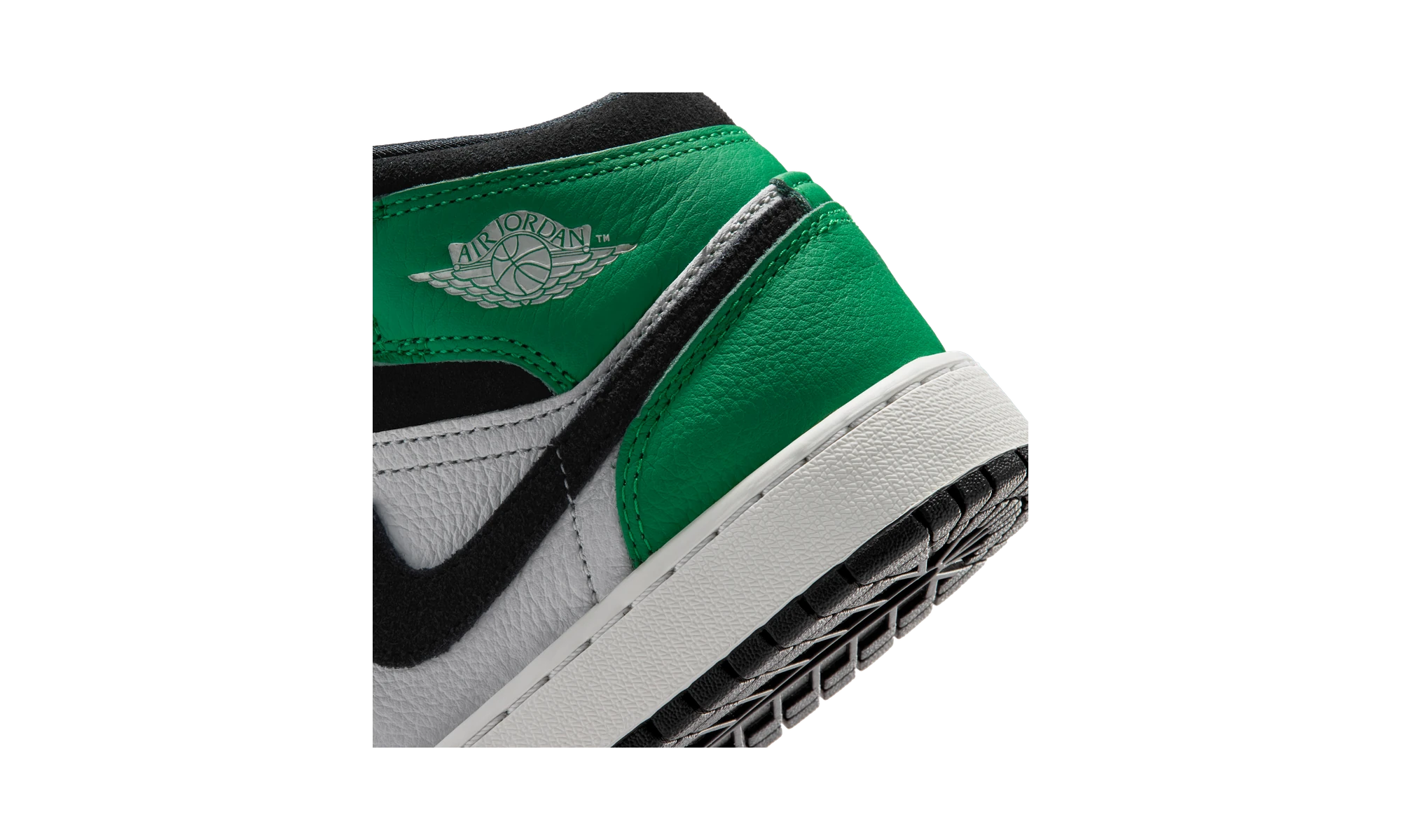 Air Jordan 1 Mid SE Summit White/Lucky Green/University Gold/Black