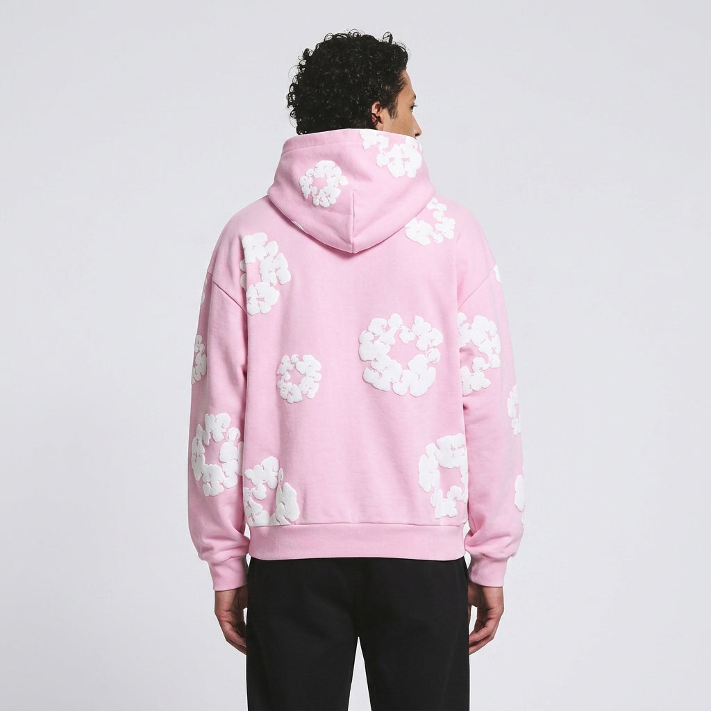 Denim Tears The Cotton Wreath Hoodie Powder Pink
