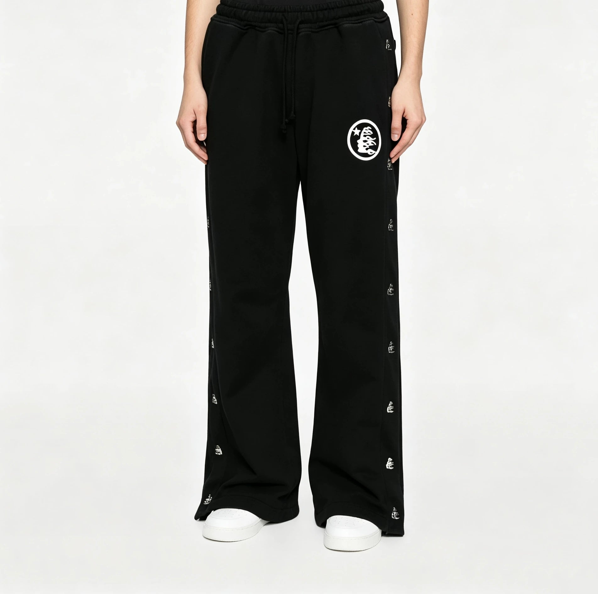 Hellstar Mirror Face Sweatpant Black