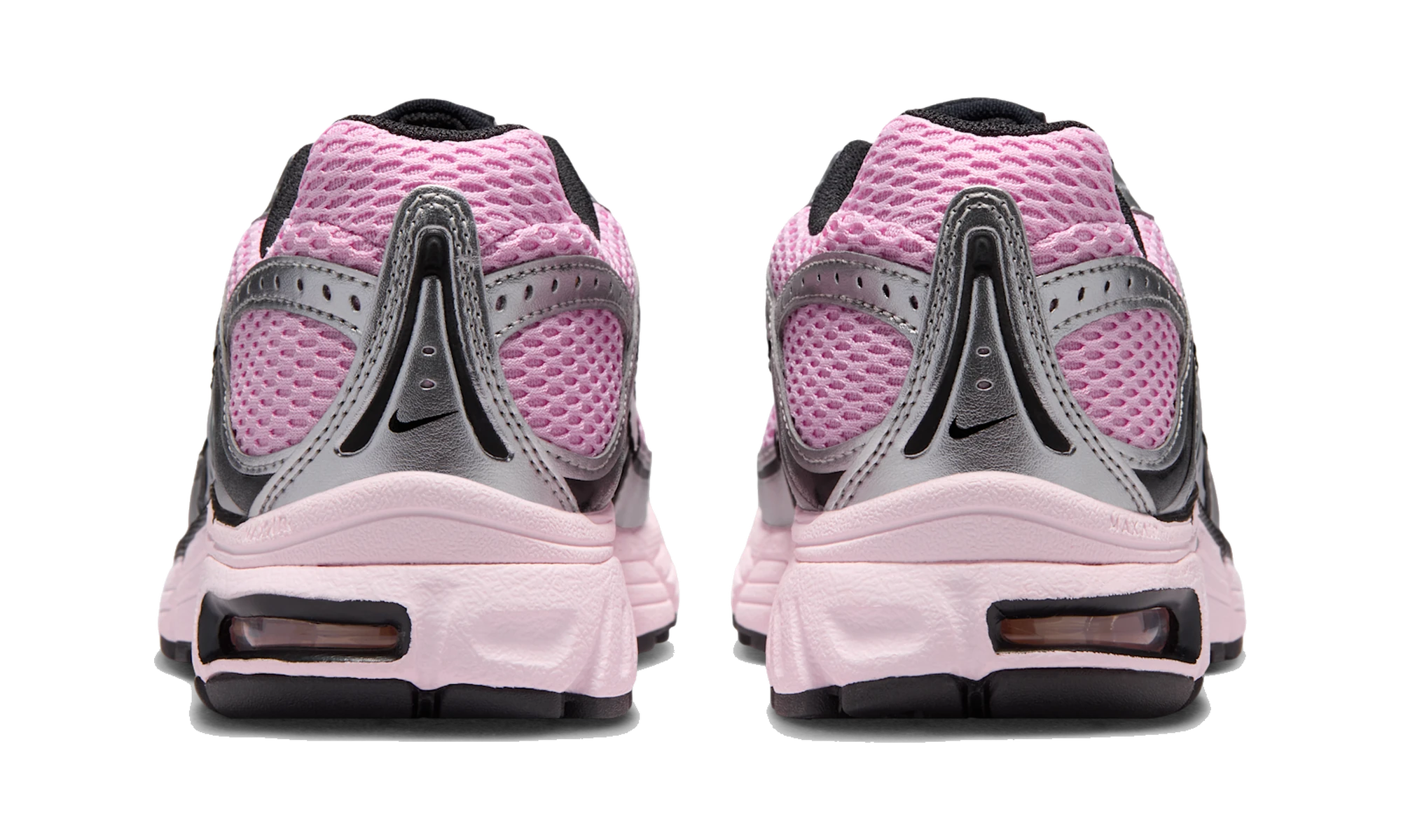 Nike Air Max Moto 2K shoes with reflective accents Pink Rise/Metallic Silver/Black/Pearl Pink