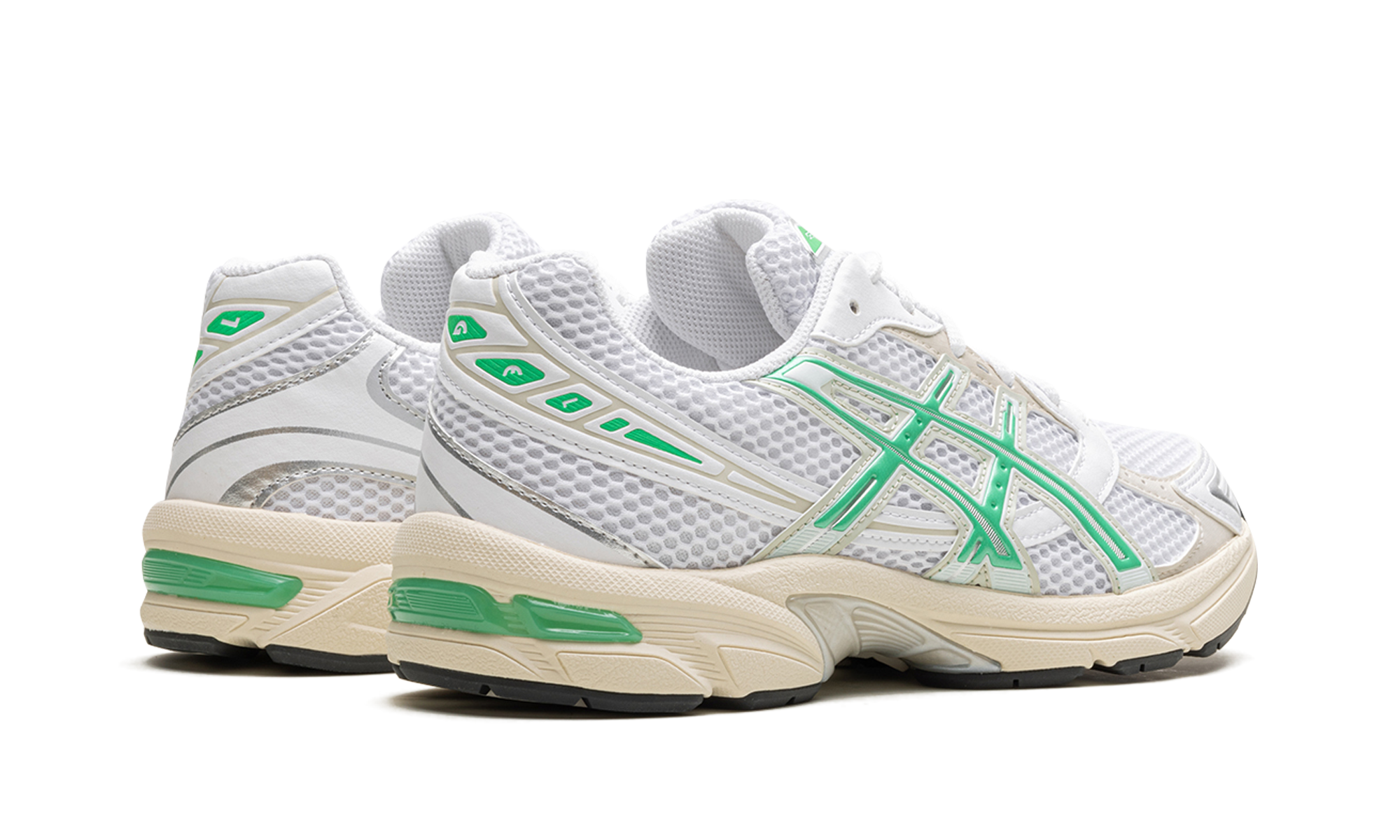 ASICS Gel-1130 White Malachite Green Off White Midsole
