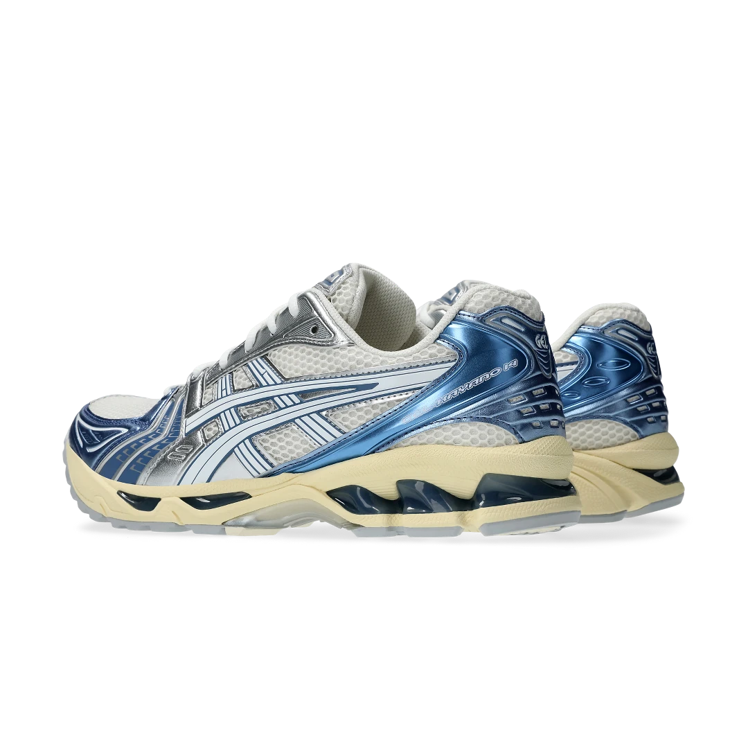 ASICS Gel-Kayano 14 Cream Metallic Blue, Cream/Metallic Blue (1203A537-102)