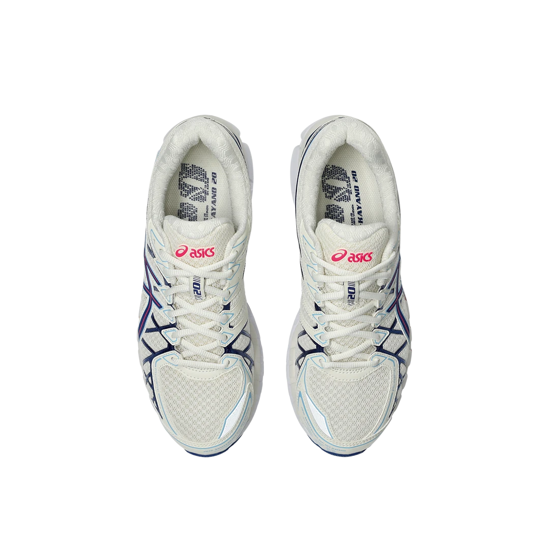 ASICS Gel-Kayano 20 Cream Blue Red, Cream/Blue/Red (1203A388-101)