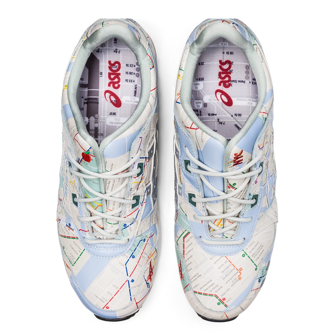 ASICS Gel-Lyte III atmos NYC Subway, Birch/Pure Silver/Multi (1201A528-200)