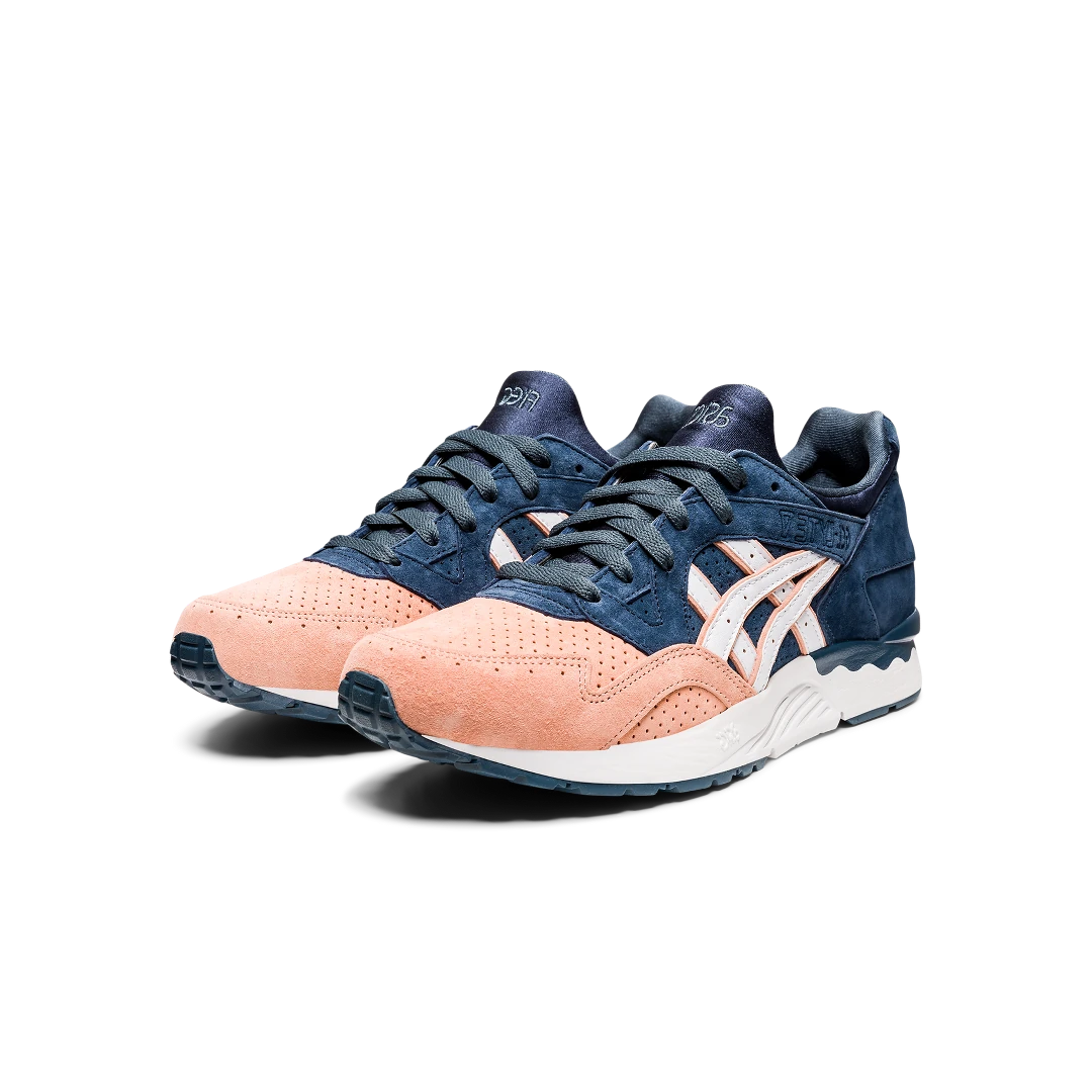 ASICS Gel-Lyte V Kith Salmon Toe, Blue/Salmon (1201A542-700)