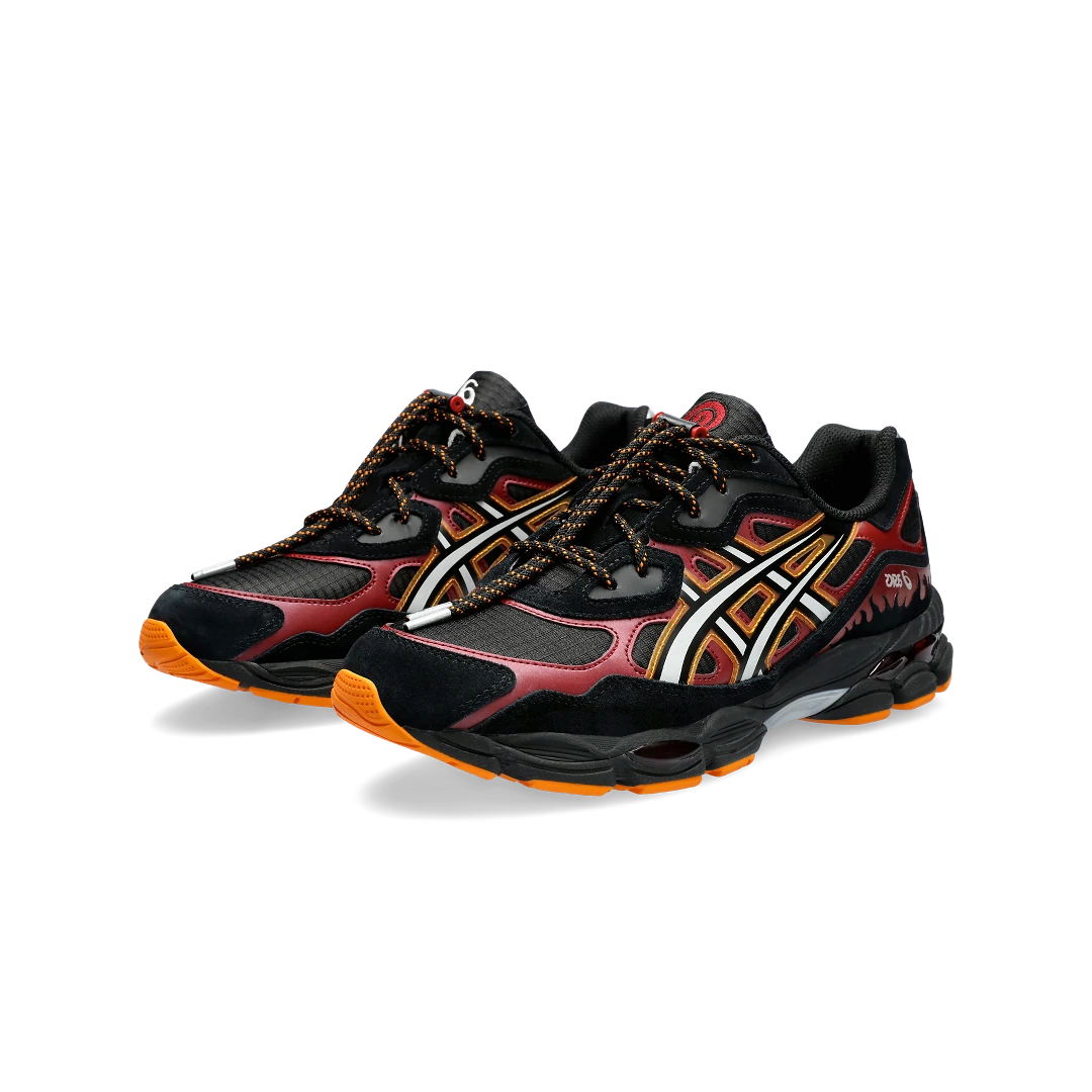 ASICS Gel-NYC Naruto Uzumaki Shippuden, Black/Burgundy (1203A487-001)