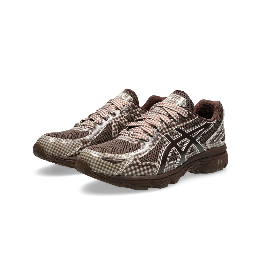 ASICS Gel-Venture 6 Story mfg. Reddish Brown Gingham, Reddish Brown (1203A712-200)