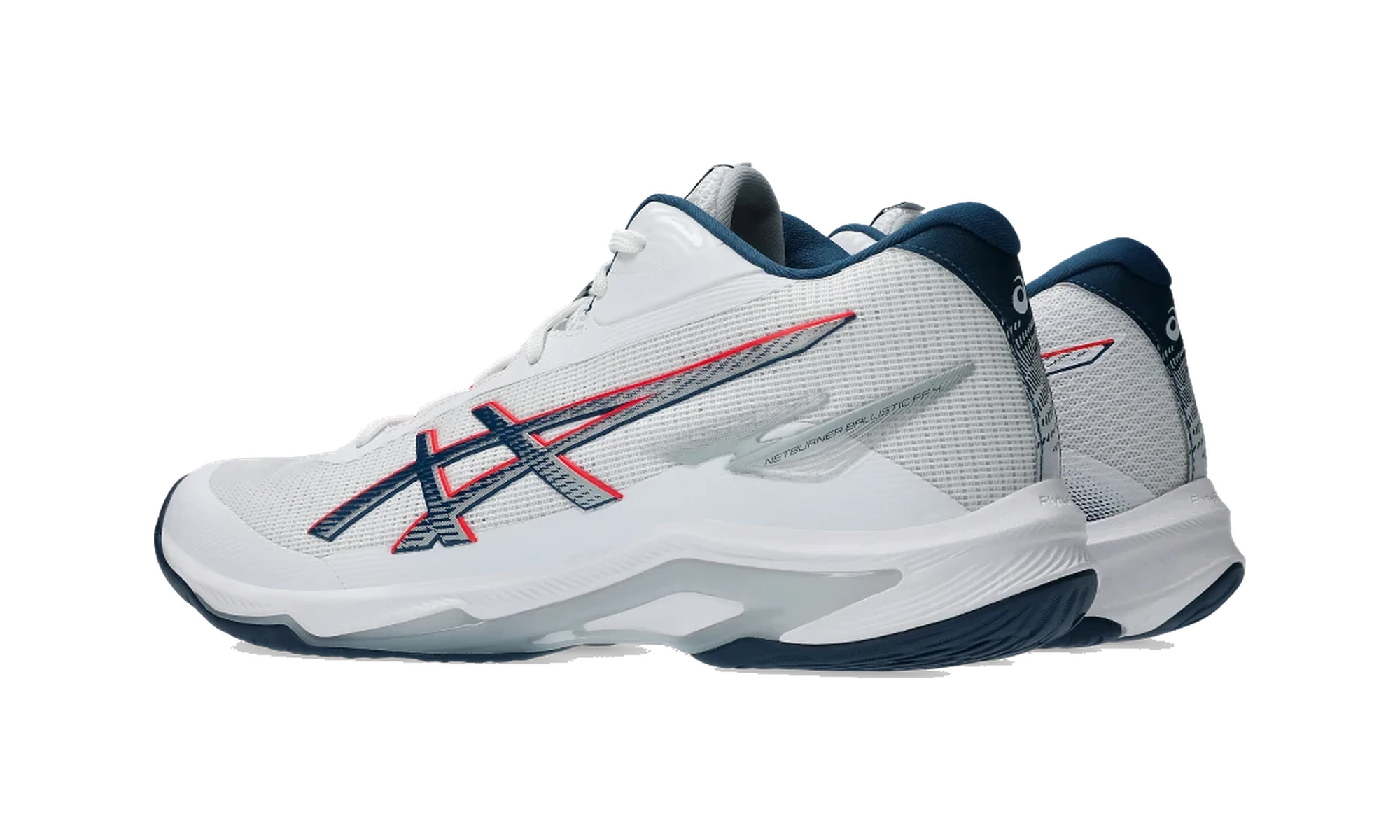 ASICS Netburner Ballistic FF MT 4 White Mako Blue
