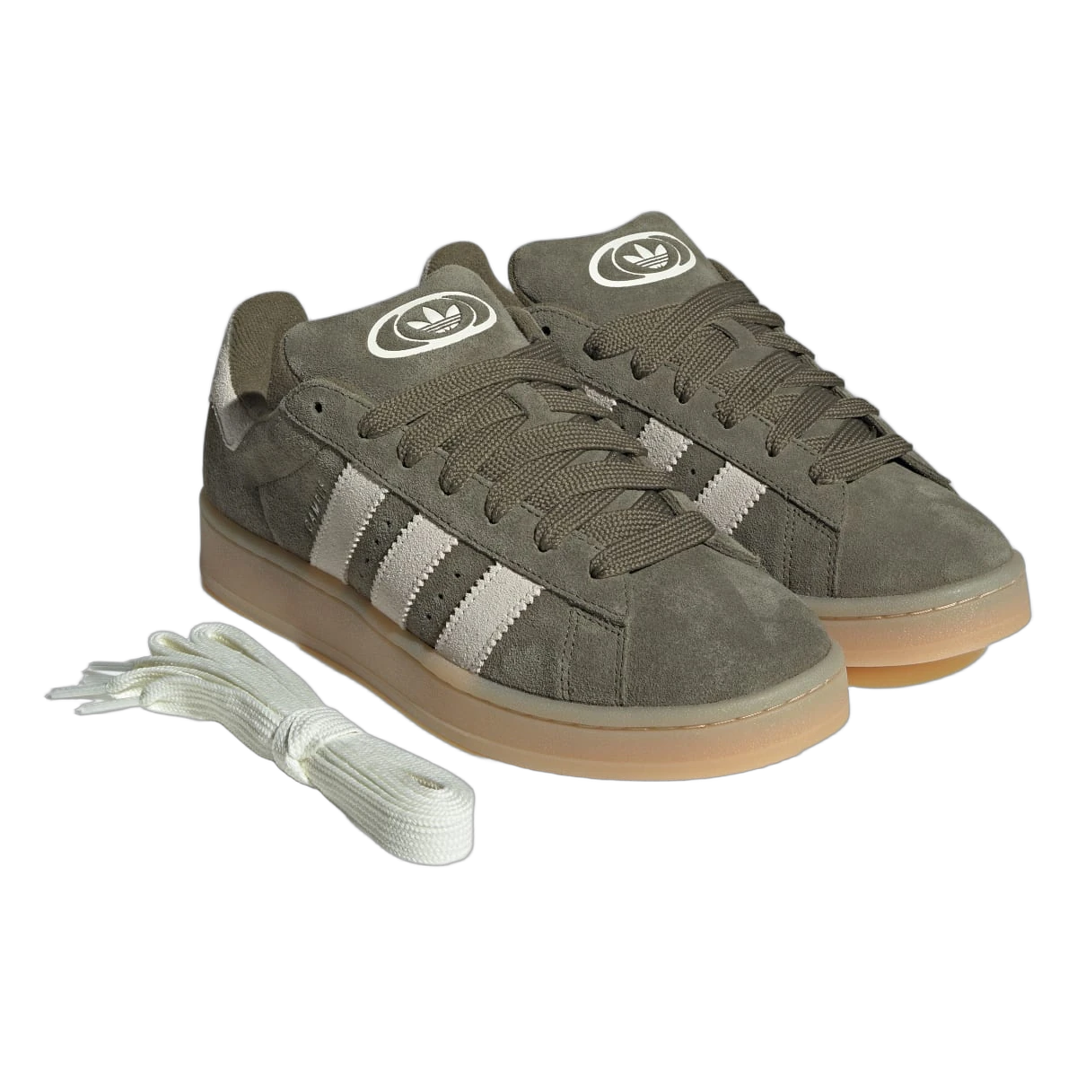 Adidas Campus 00s Camp Medium Dark Khaki Off White Gum