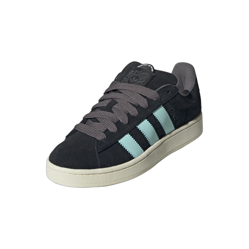 Adidas Campus 00s Valentine's Day Black, Core Black/Semi Flash Aqua/Cream White (ID6249)