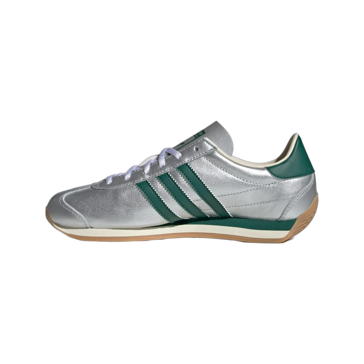 Adidas Country OG Silver Metallic Collegiate Green