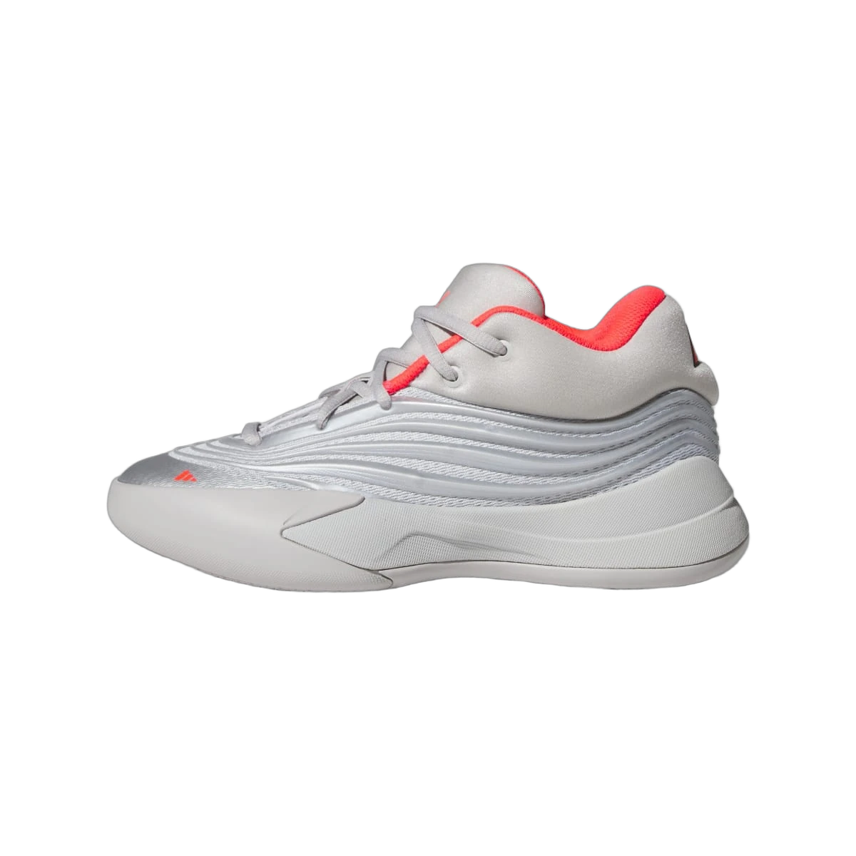 Adidas Dame X Silver Metallic Lucid Red