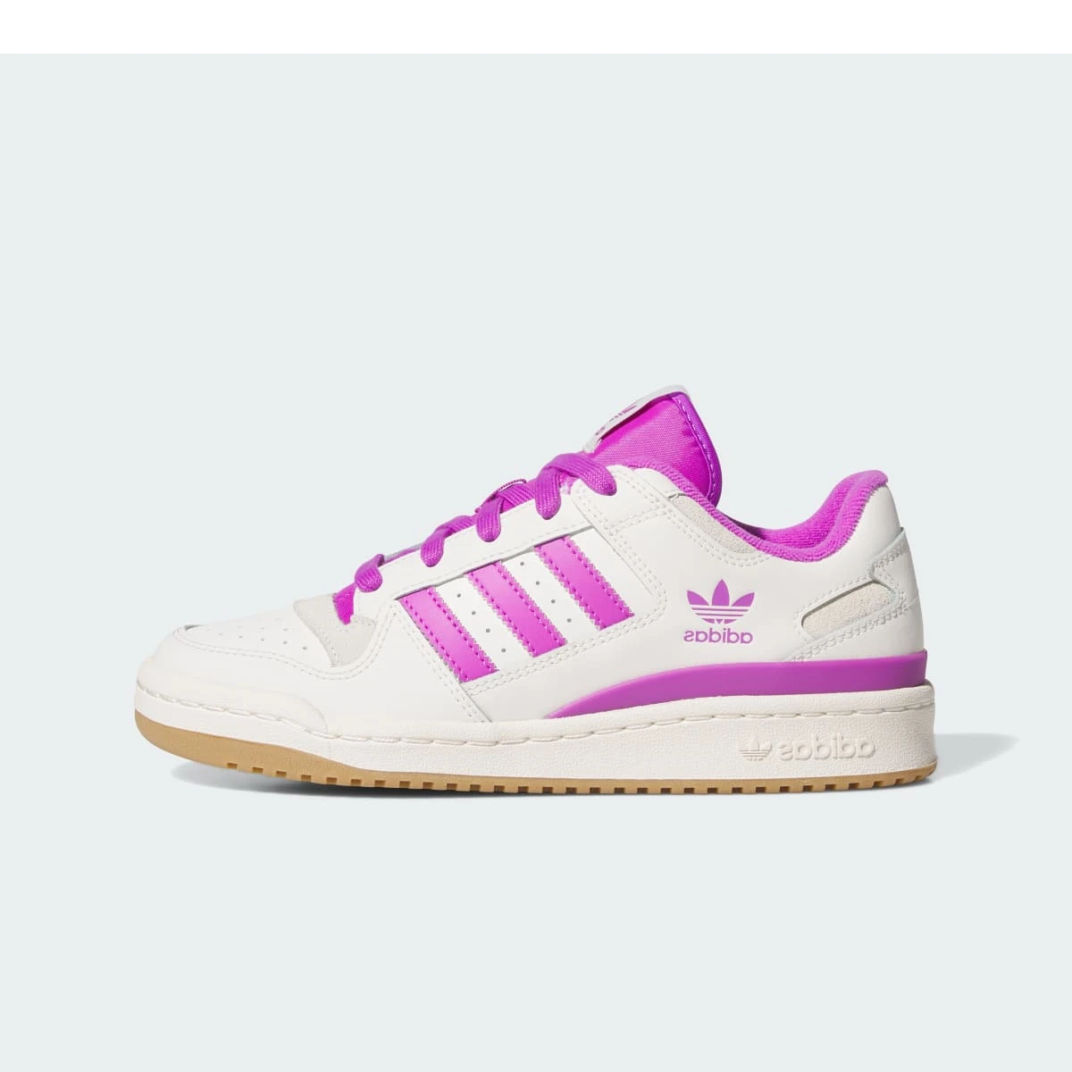 Adidas Forum Low CL Cloud White Purple Burst Cream White