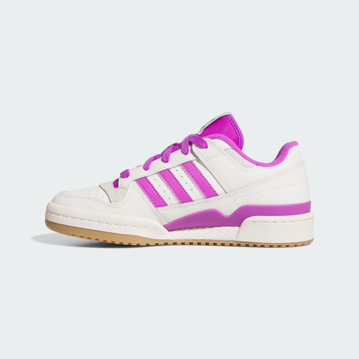 Adidas Forum Low CL Cloud White Purple Burst Cream White