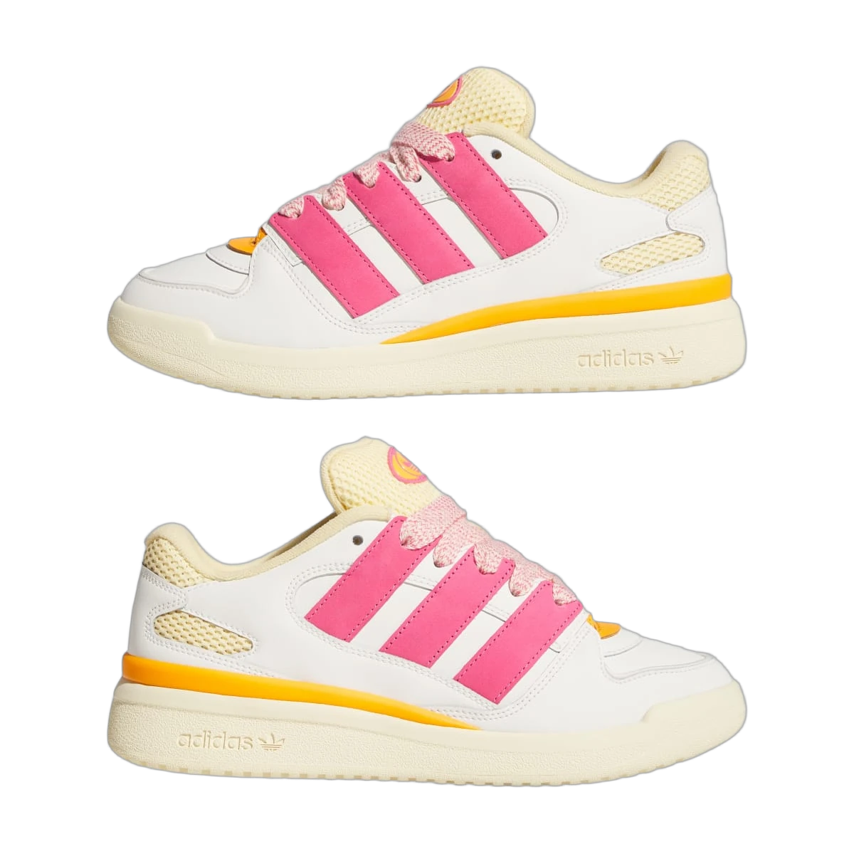 Adidas Forum2000 Off White Pink Fusion Orange Tint