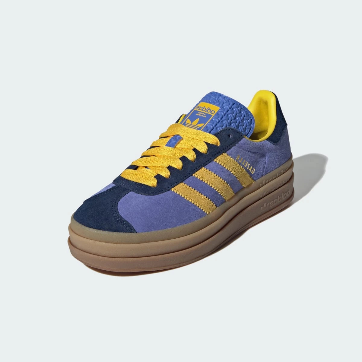 Adidas Gazelle Bold Night Indigo Yellow Real Lilac