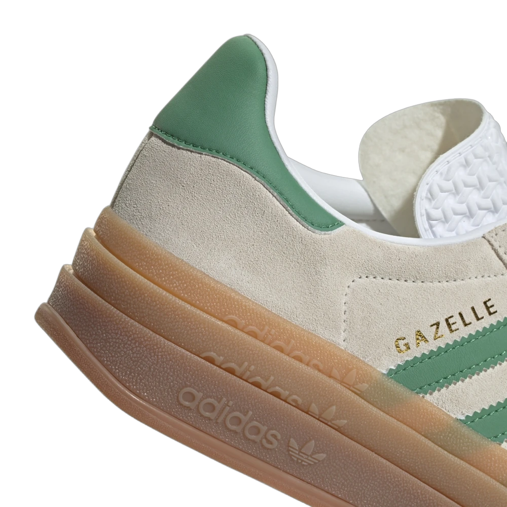 Adidas Gazelle Bold Off White Preloved Green, Off White / Preloved Green / Cloud White (IH7558)