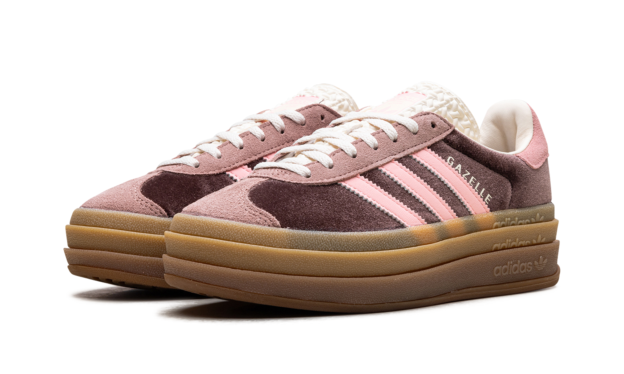 Adidas Gazelle Bold Shadow Brown Warm Clay Glow Pink