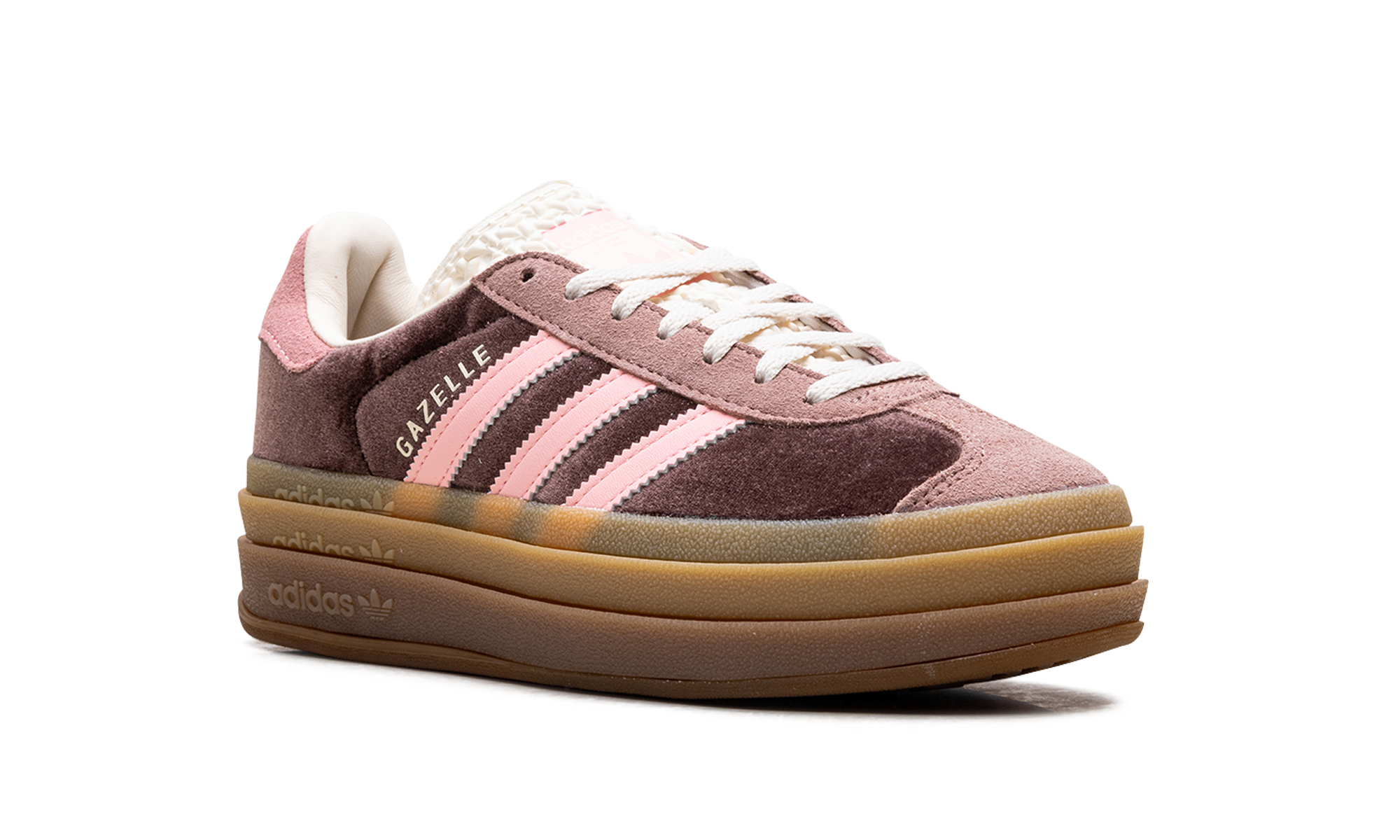 Adidas Gazelle Bold Shadow Brown Warm Clay Glow Pink