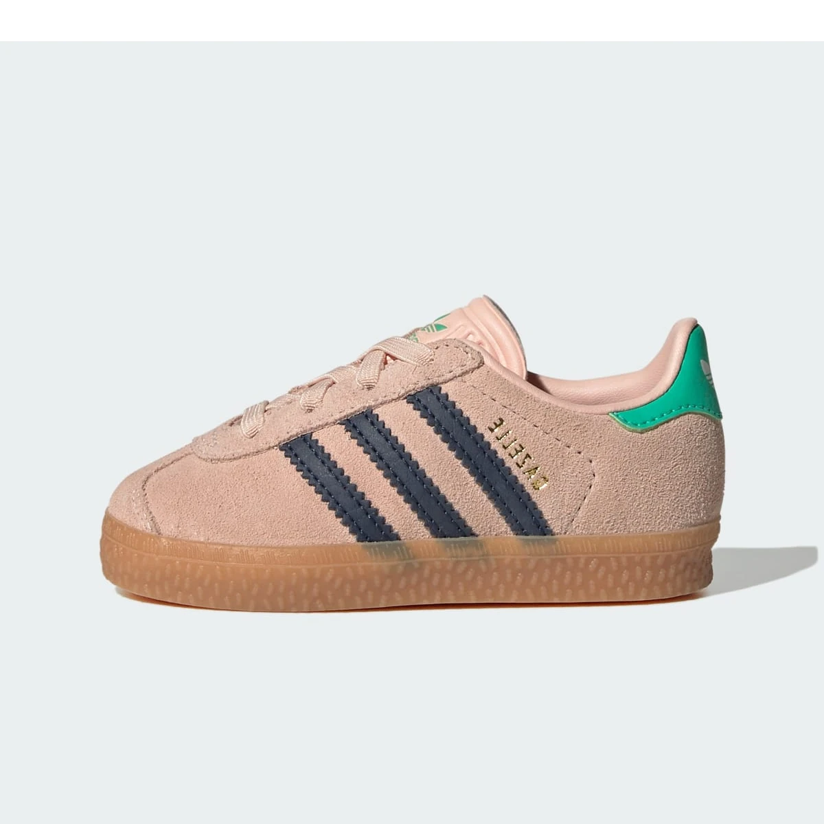 Adidas Gazelle Comfort Closure Blush Pink Night Indigo Green (TD)