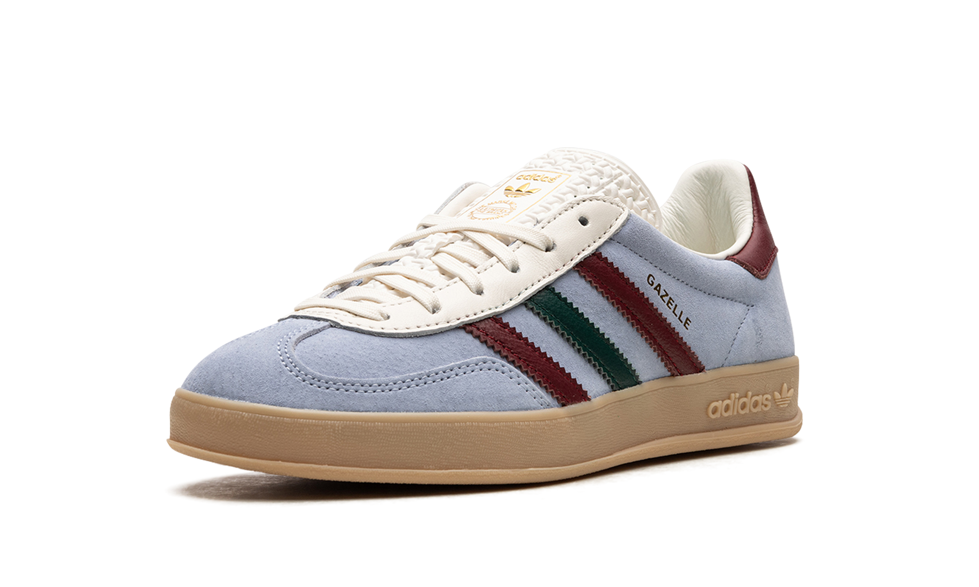 Adidas Gazelle Indoor Blue Dawn Collegiate Burgundy