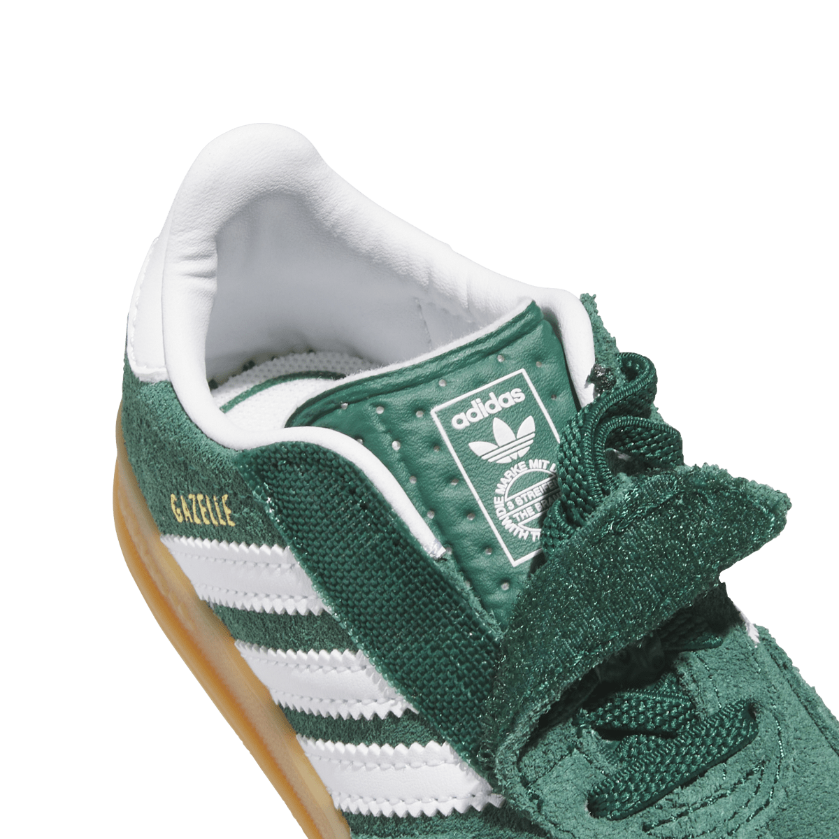 Adidas Gazelle Indoor Comfort Closure Collegiate Green White Gum (TD)