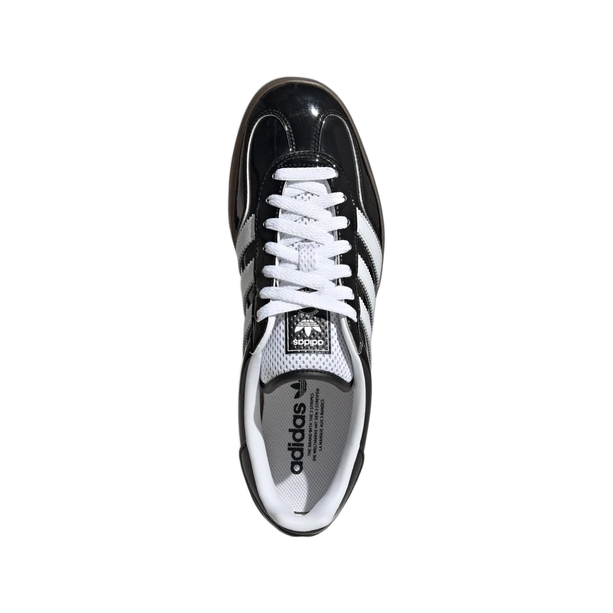 Adidas Gazelle Indoor Core Black Patent Leather