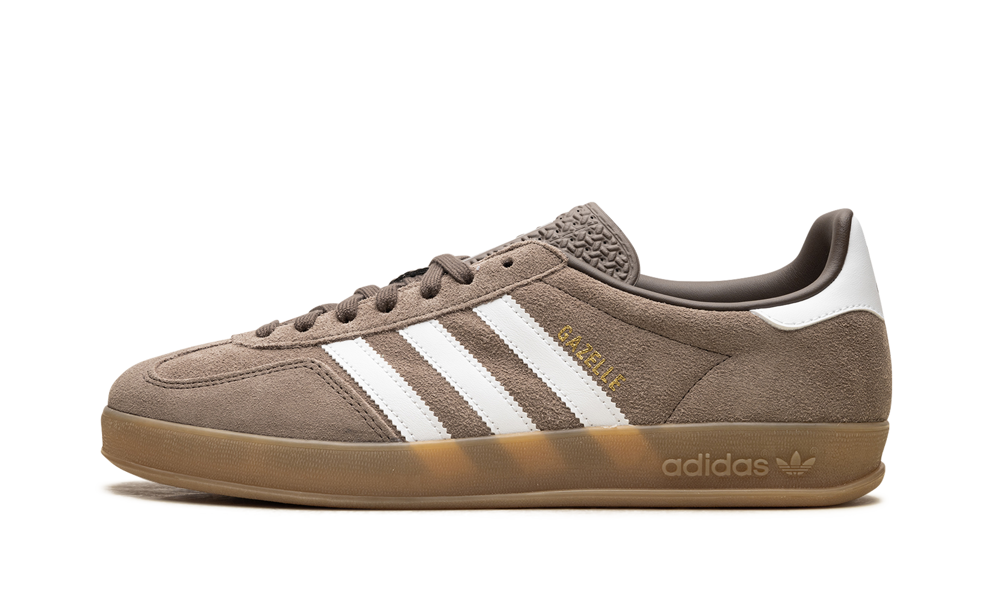 Adidas Gazelle Indoor Earth Strata White Gold Metallic