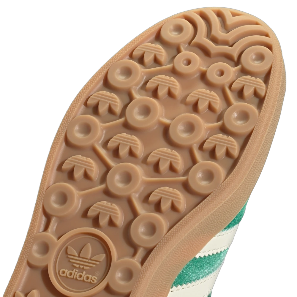 Adidas Gazelle Indoor Semi Court Green Velvet, Semi Court Green/Cream White/Solar Green (JI2715)