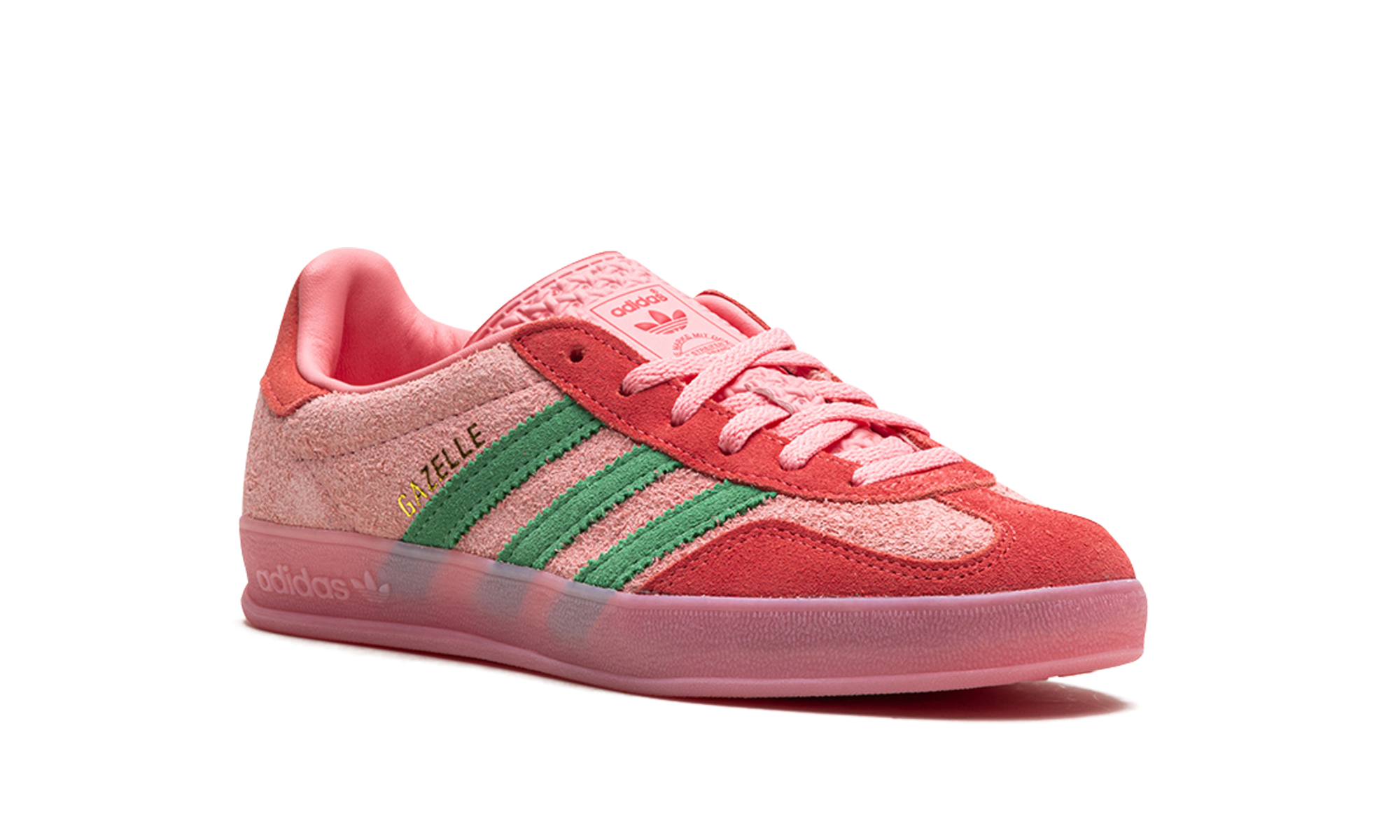 Adidas Gazelle Indoor Semi Pink Spark Preloved Scarlet