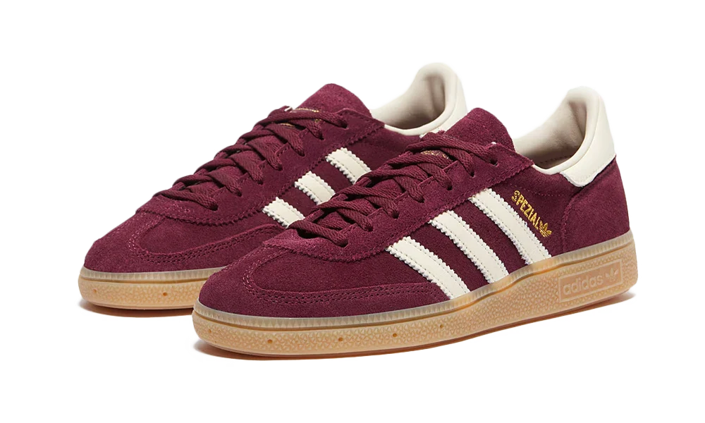 Adidas Handball Spezial Maroon Cream White, Maroon/Cream White/Gold Metallic (JP8726)