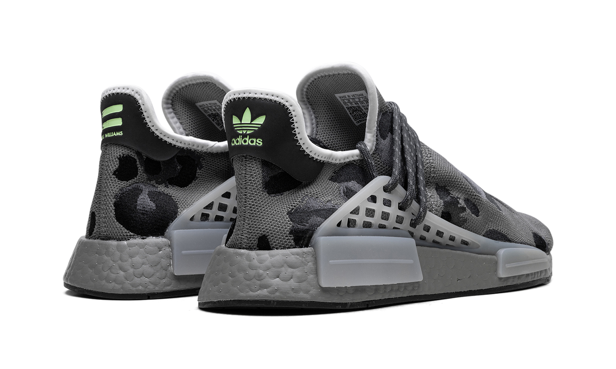 Adidas NMD Hu Pharrell Animal Print Ash Grey