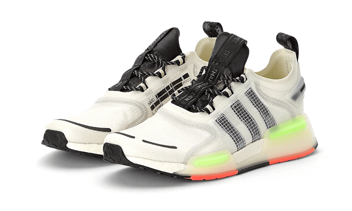 Adidas NMD V3 Crystal White Signal Green Solar Pink, Crystal White/Core Black/Signal Green (GW3063)