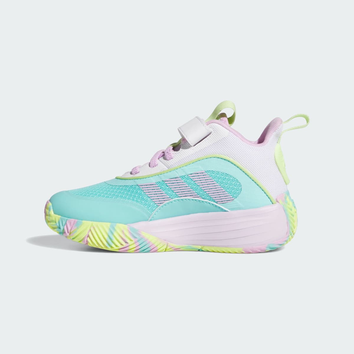 Adidas Ownthegame 3.0 Flash Aqua Bliss Lilac White