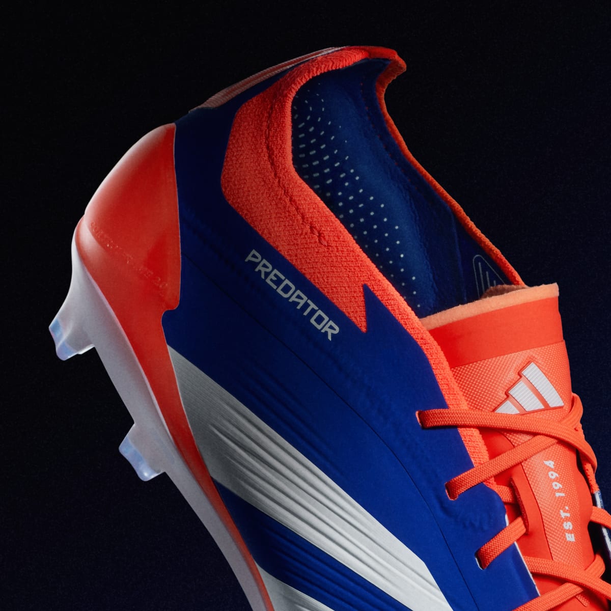 Adidas Predator Elite FG Lucid Blue Cloud White Solar Red