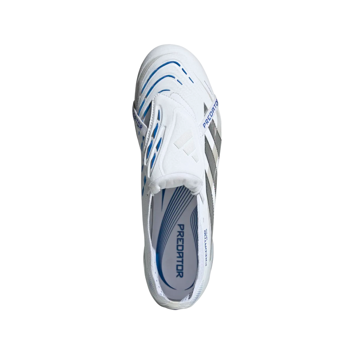 Adidas Predator Elite Foldover Tongue FG Polar Victory Pack, Footwear White/Silver Metallic/Bright Royal (ID8965)