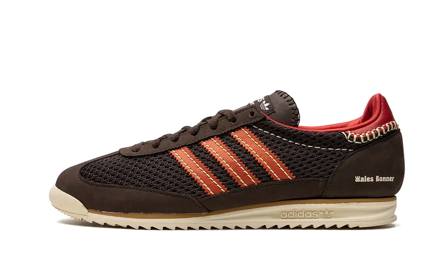 Adidas SL 72 Knit Wales Bonner Brown, Dark Brown/Collegiate Orange/Cream White (IE1664)