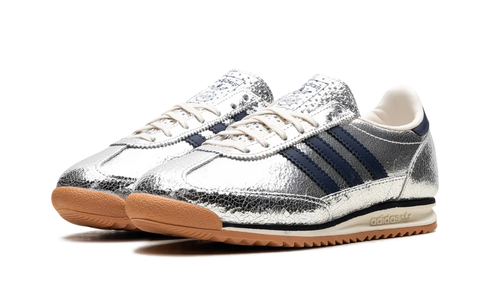 Adidas SL 72 OG Silver Metallic Collegiate Navy, Silver Metallic/Collegiate Navy/Off White (JH8654)