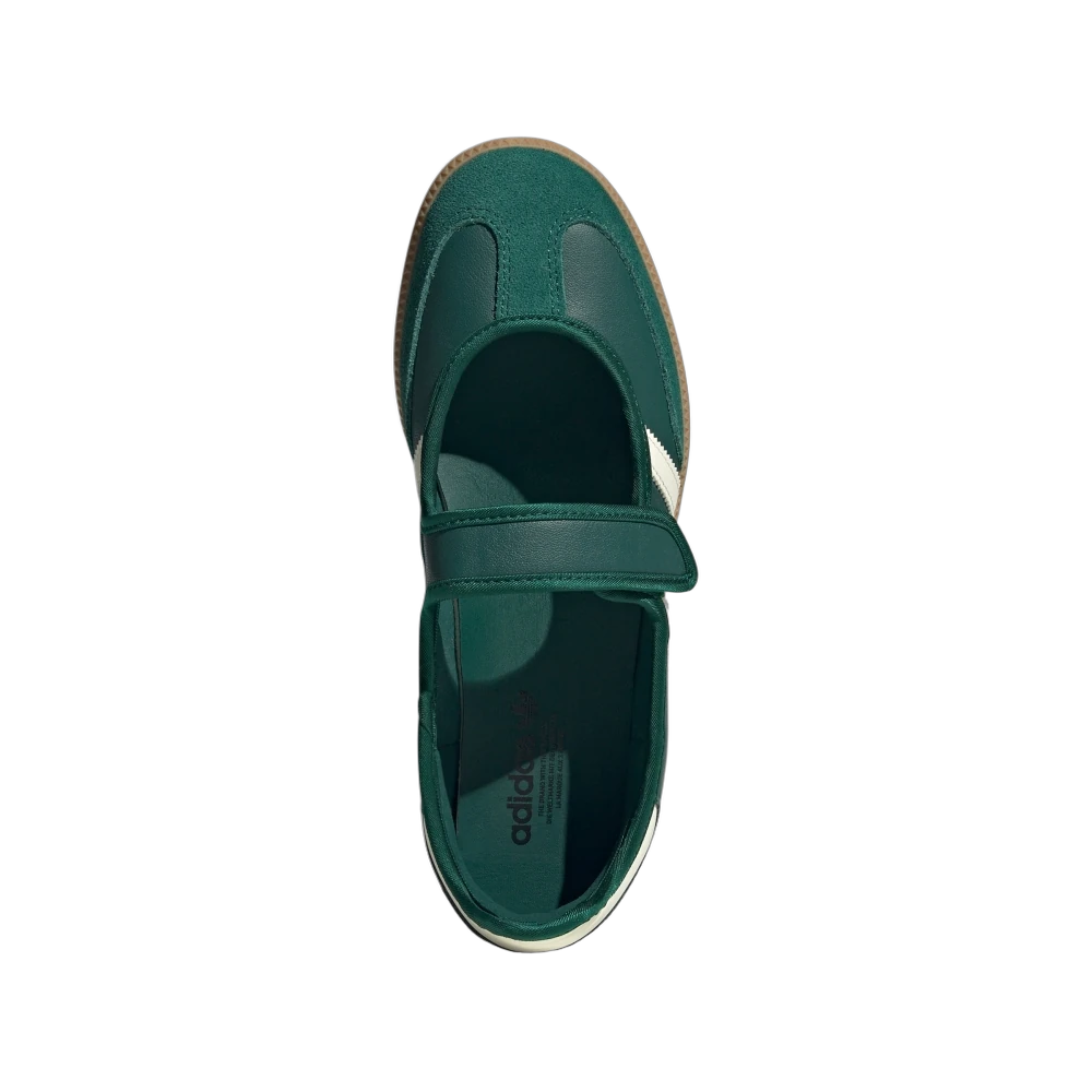 Adidas Samba Jane Green White Gum, Collegiate Green/Gum 3/Cream White (JR7340)