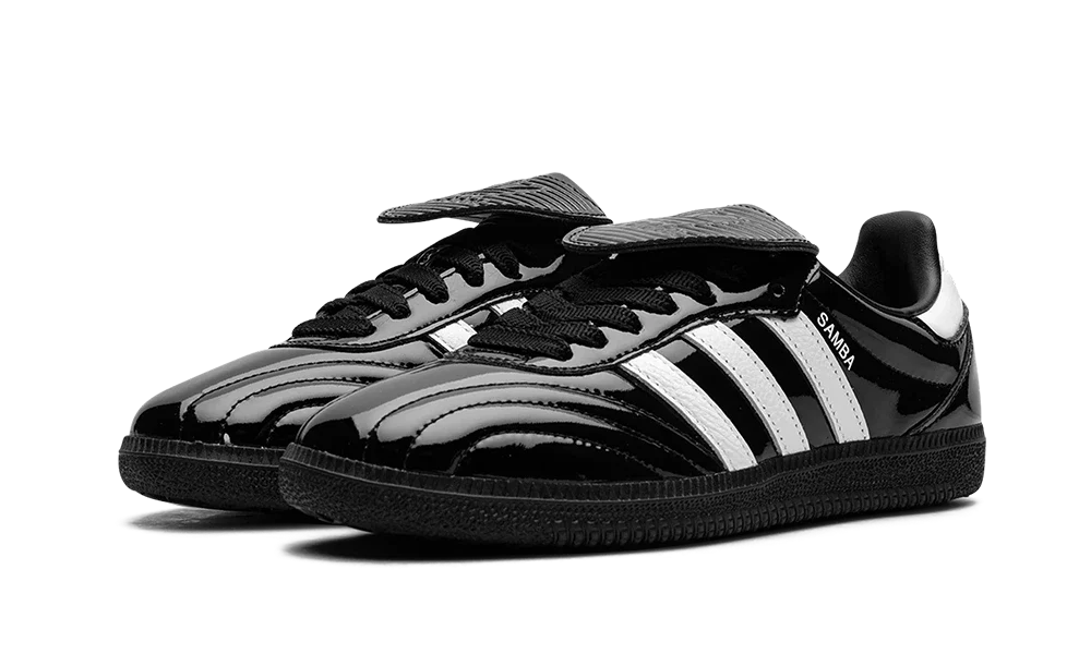 Adidas Samba LT Core Black Patent Leather, Core Black/White (JI2707)