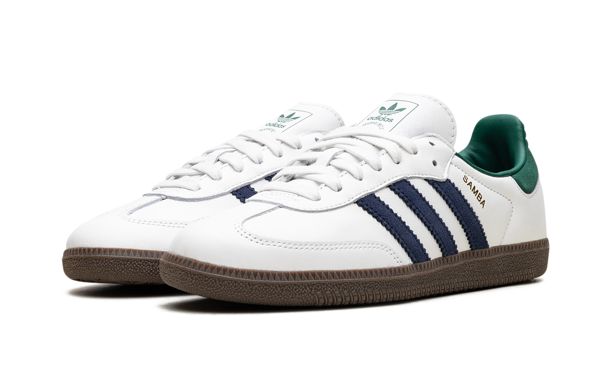 Adidas Samba OG Black White Collegiate Green
