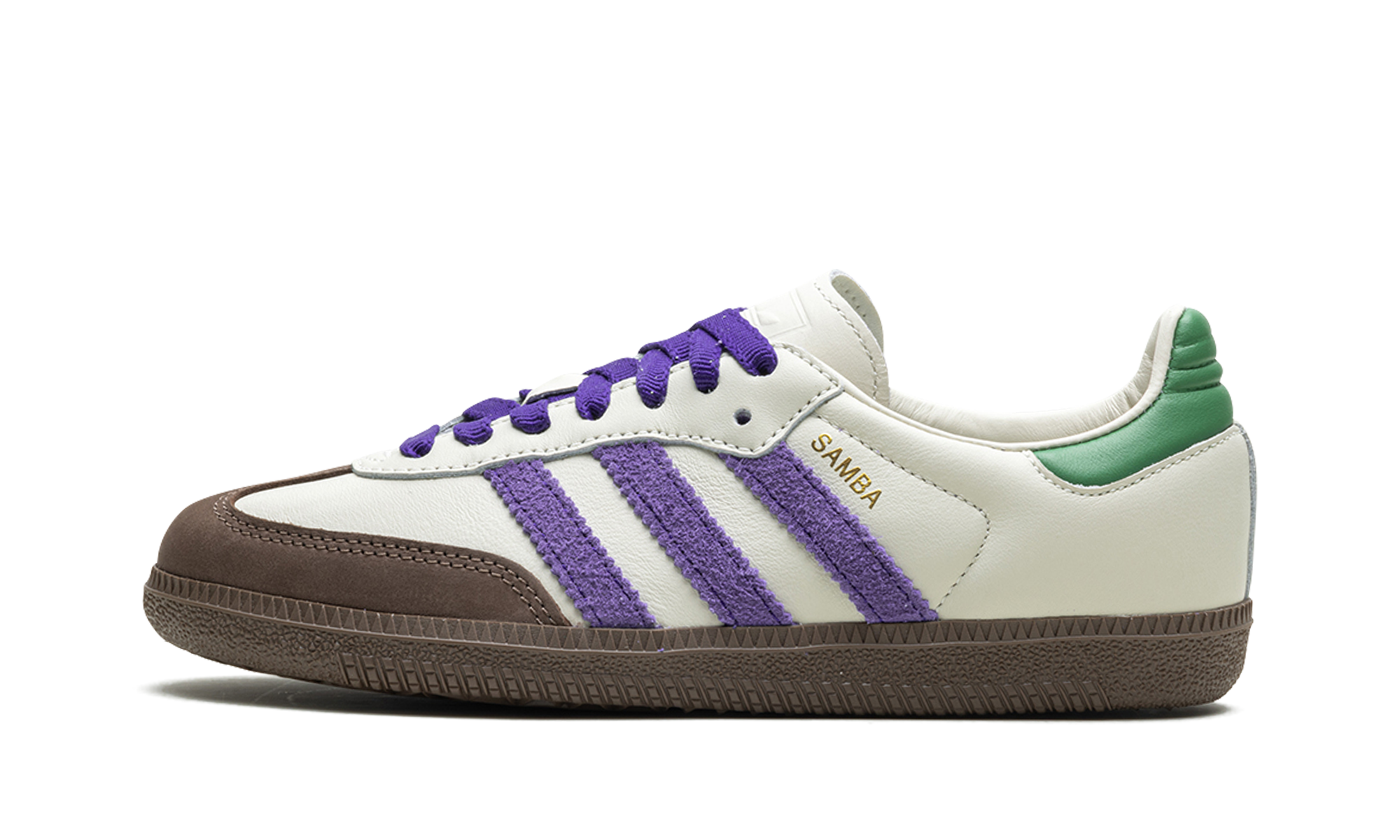 Adidas Samba OG Off White Core Purple Green Brown