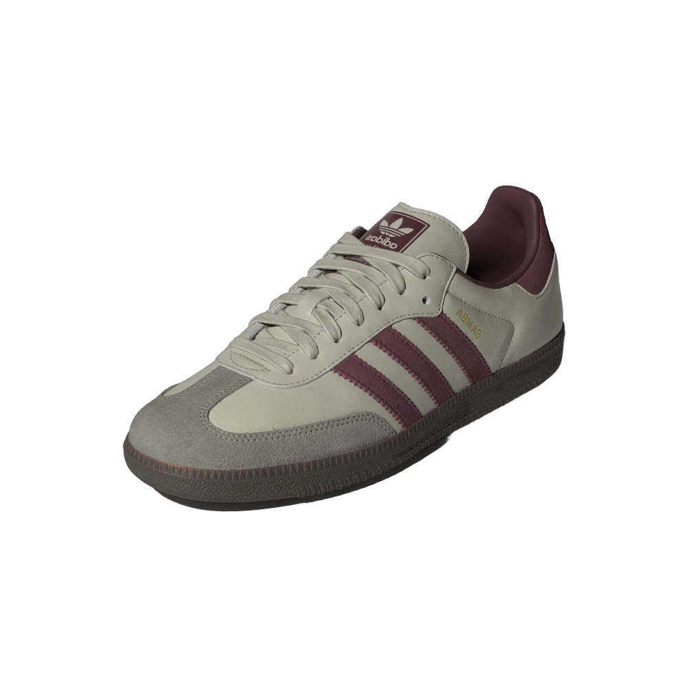 Adidas Samba OG Putty Grey Maroon, Putty Grey/Maroon/Gold Metallic (ID1482)